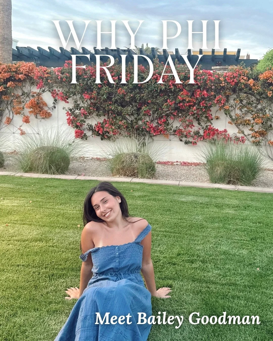 🌟Why Phi Friday🌟

This week, we&rsquo;re excited to feature Bailey Goodman from the Pi Chapter at the University of Michigan, class of 2026! 💚

Follow along each week as we celebrate the Phis who lead with heart and purpose. 💫

#aephi #sorority #