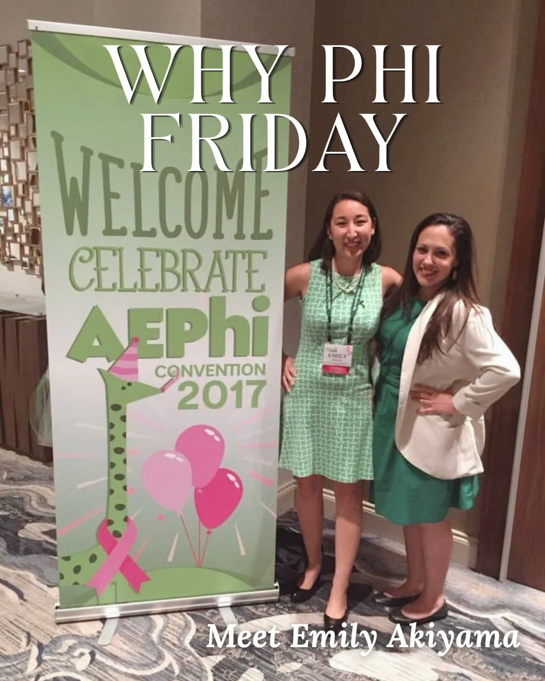🌟Why Phi Friday🌟

This week, we&rsquo;re excited to feature Emily Akiyama from the Beta Theta chapter at Virginia Commonwealth University, class of 2015! 💚

Follow along each week as we celebrate the Phis who lead with heart and purpose. 💫