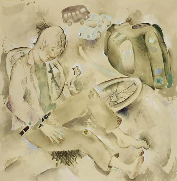 Edgar Bryan The Tourist (2005) Acrylic and oil on canvas 154,9 x 165,1 cm (61' x 65') 