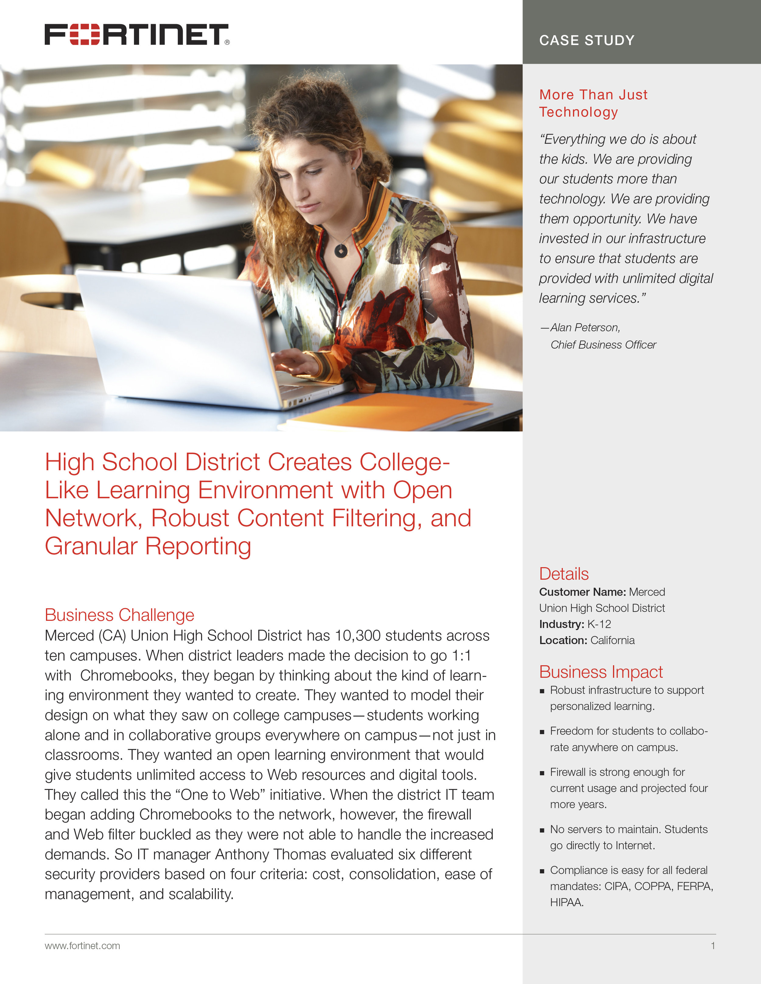 High School District Creates College-Like Learning Environment