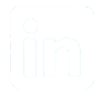 white LInkedIn icon