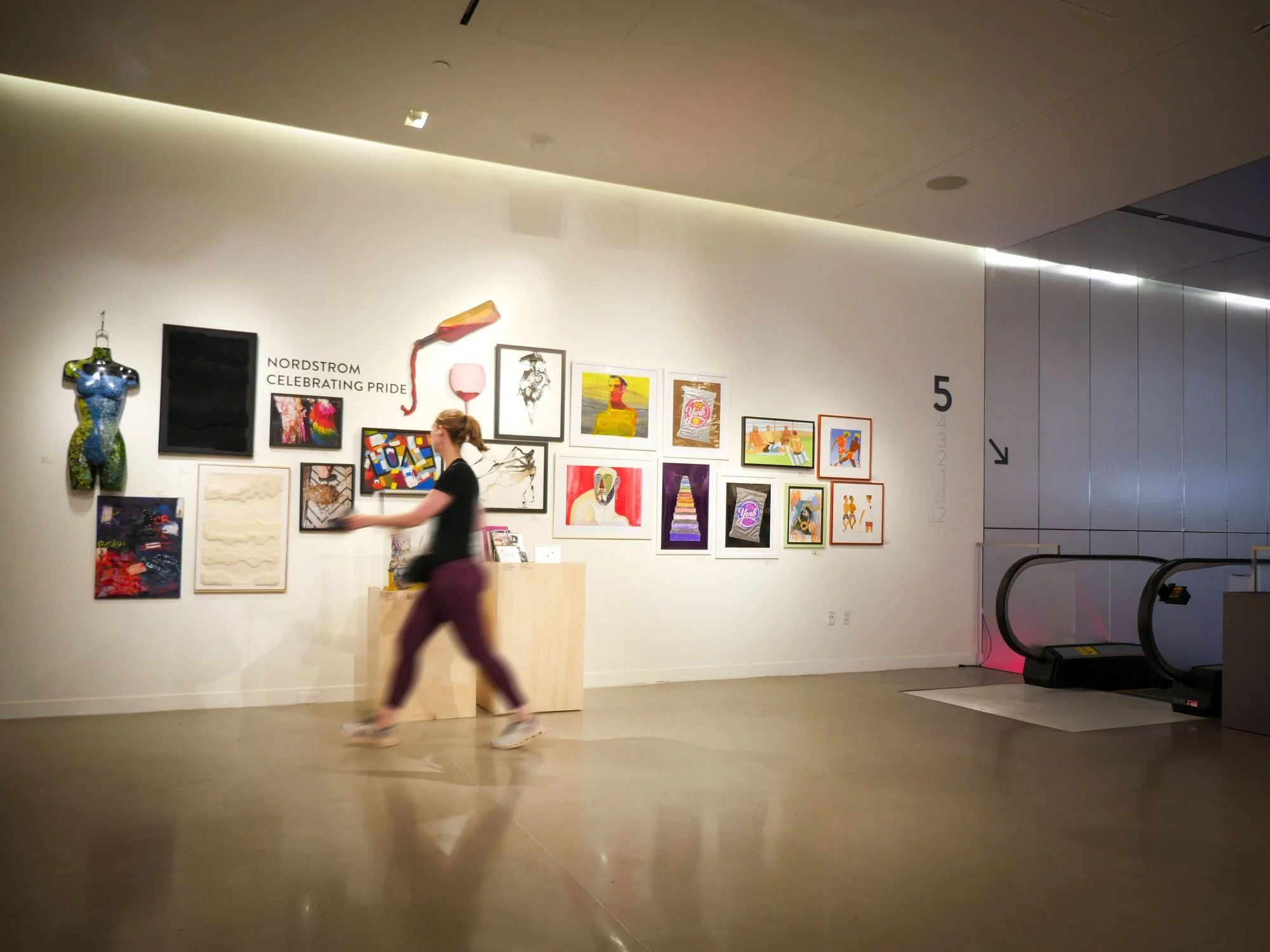 Pride Exhibition, on Nordstrom NYC's 5th Floor