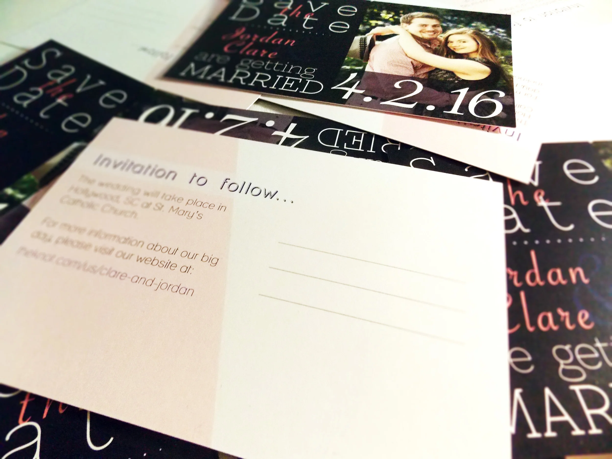 Save the Date Cards, 2015