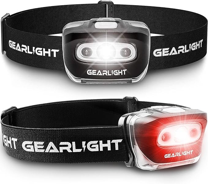 Gearlight LED Headlamp 2-Pack