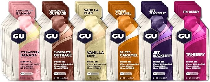 GU Energy Original Sports Nutrition Energy Gel, 24-Count