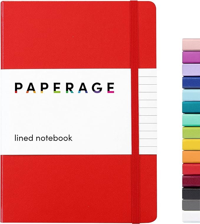 PAPERAGE Lined Journal Notebook