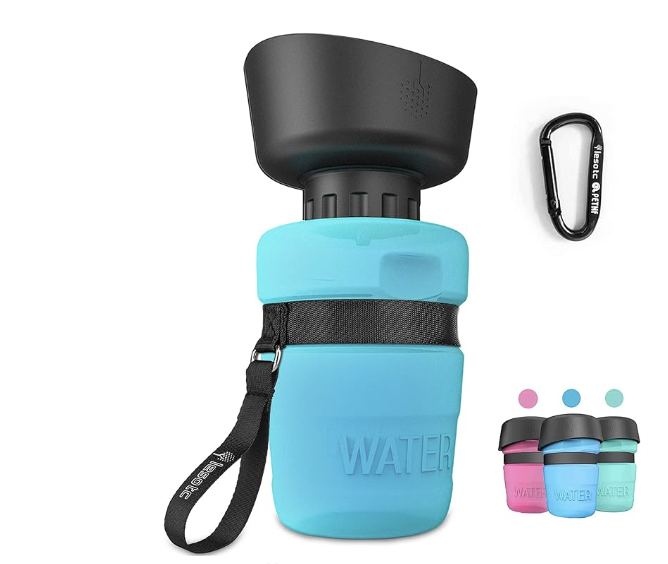 lesotc Foldable Portable Dog Water Dispenser