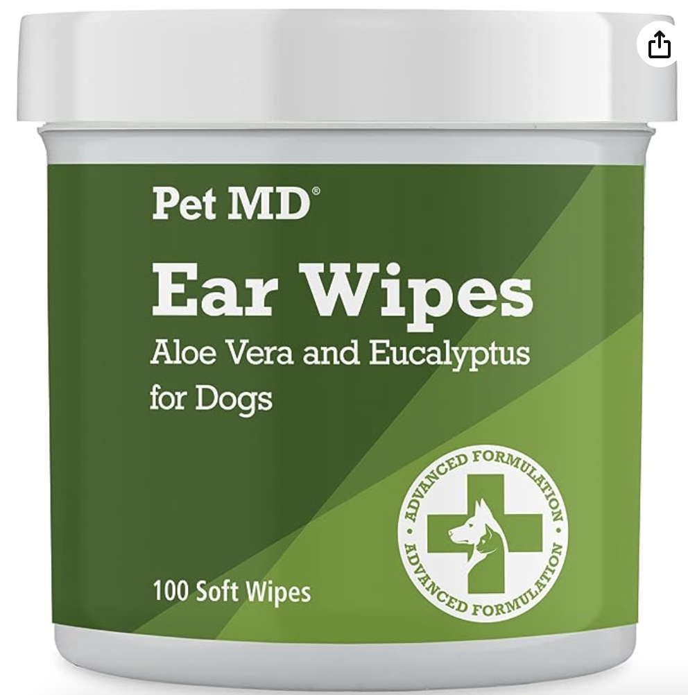 Pet MD - Dog Ear Cleaner Wipes