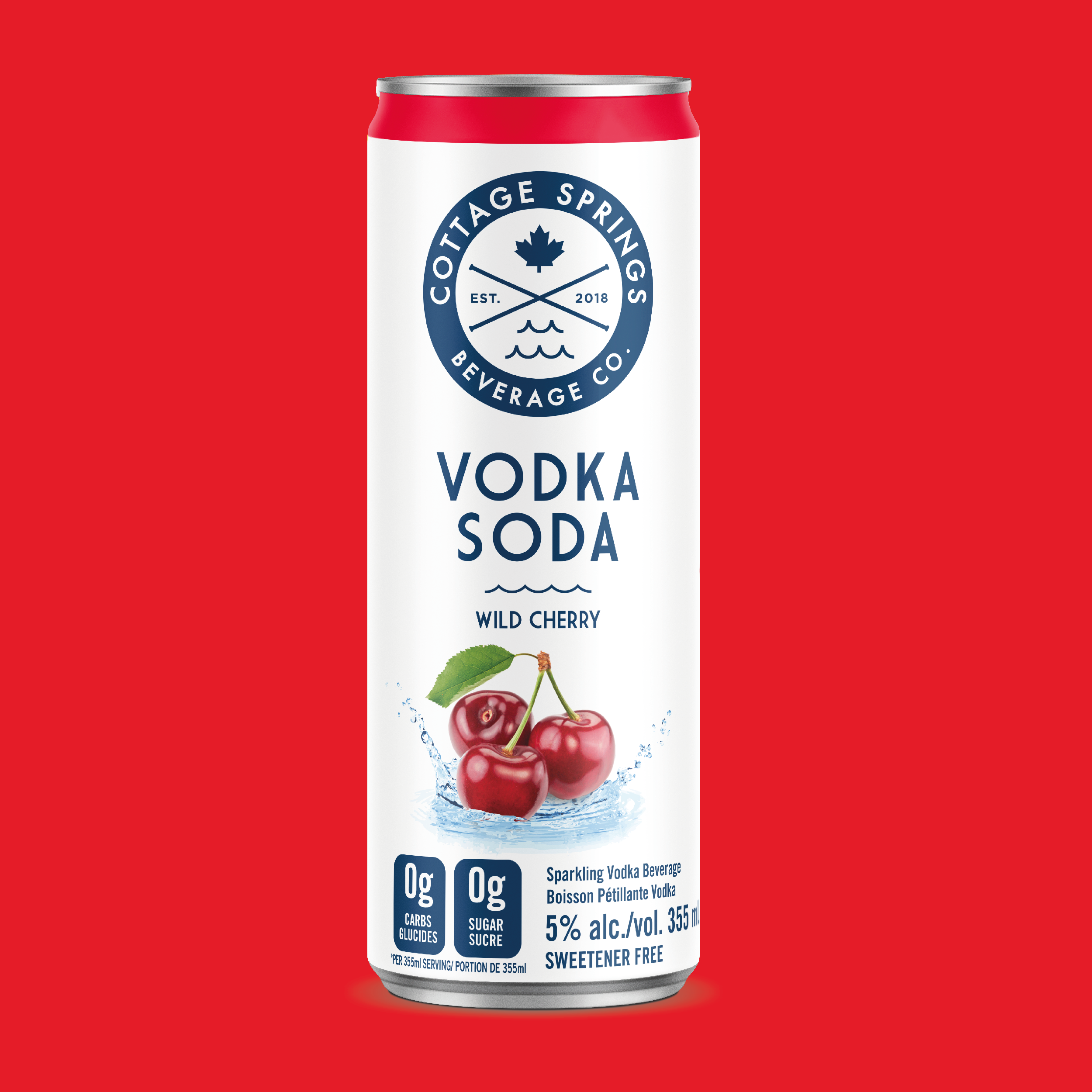 WILD CHERRY VODKA SODA   We're cheery for Cherry! Our Wild Cherry Vodka Soda is light and refreshing, with bold notes of fresh cherries. We're raising the bar for clean and easy drinking. Wildly delicious, wildly smooth.