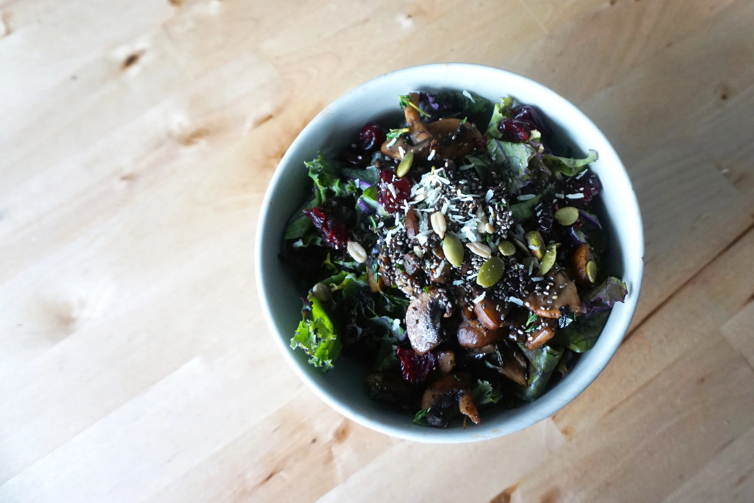 Recipe: Seedy Kale Salad