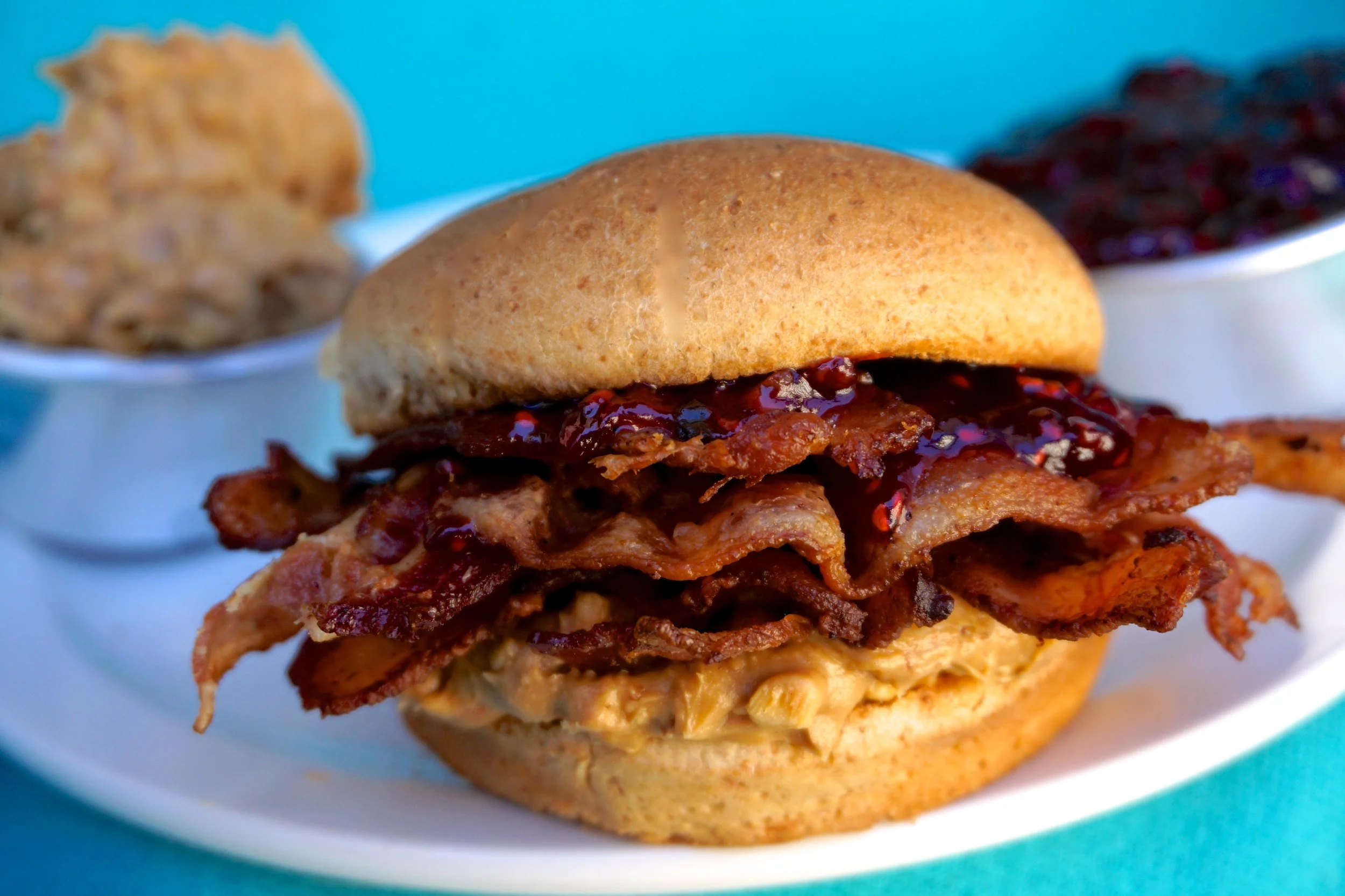 Recipe: PB & J Bacon Bun