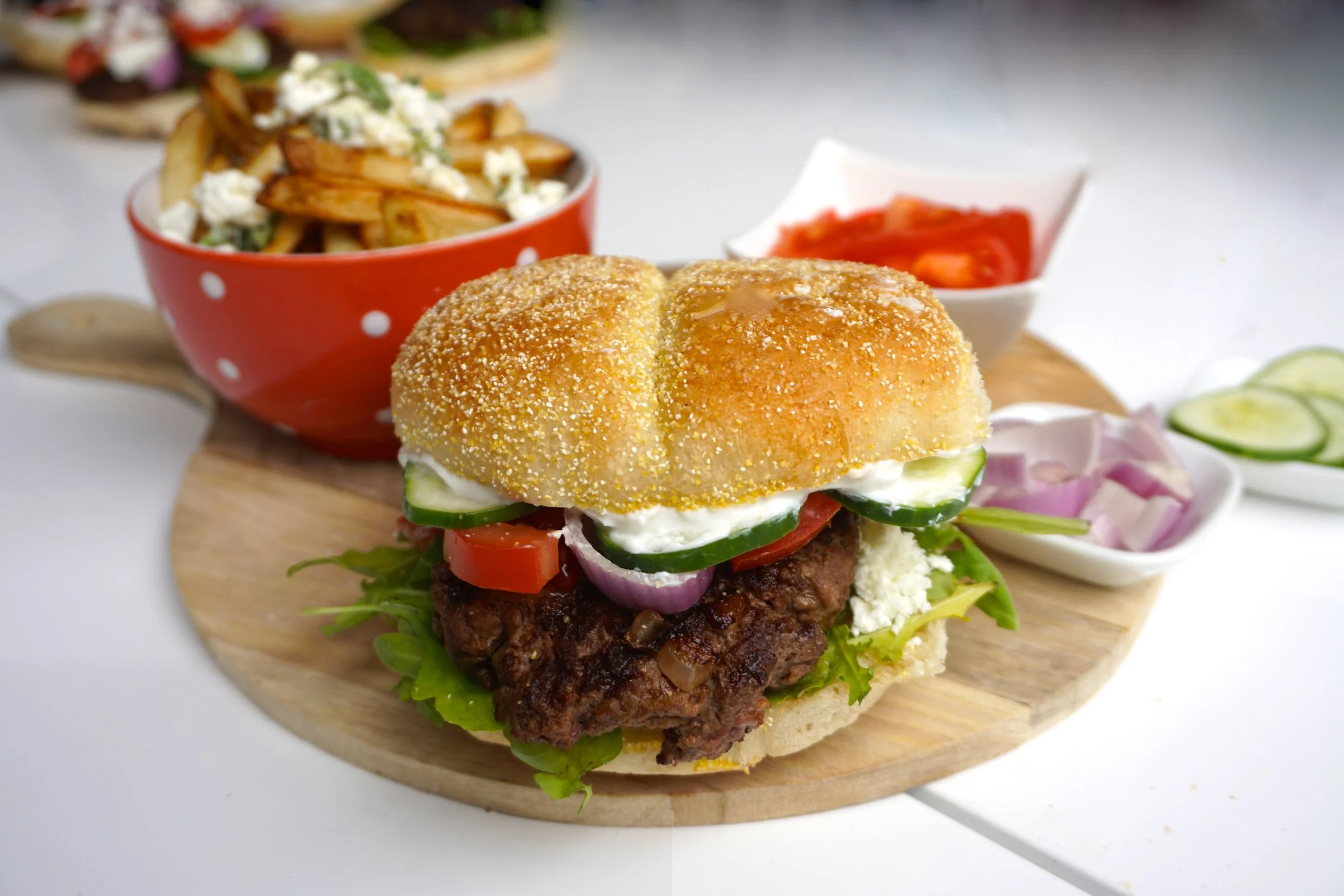 Recipe: Greek Gyro Burger