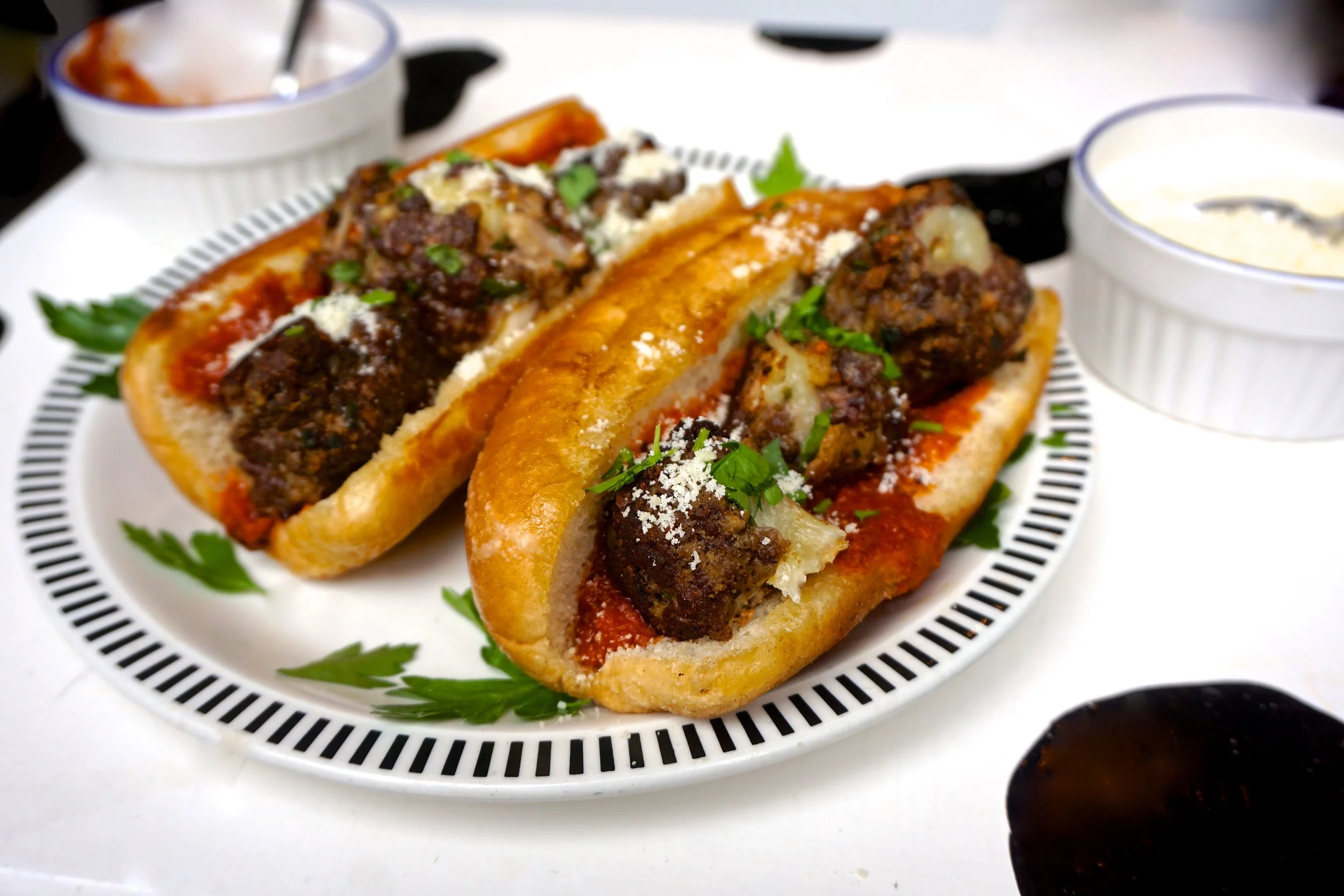 Recipe: Mozzarella-Stuffed Meatball Sub