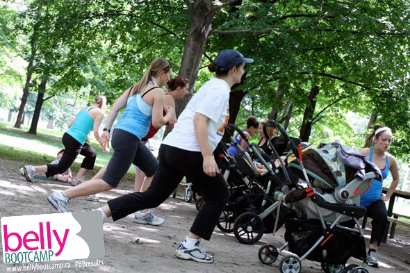 all of these moves can be done with or without a stroller!