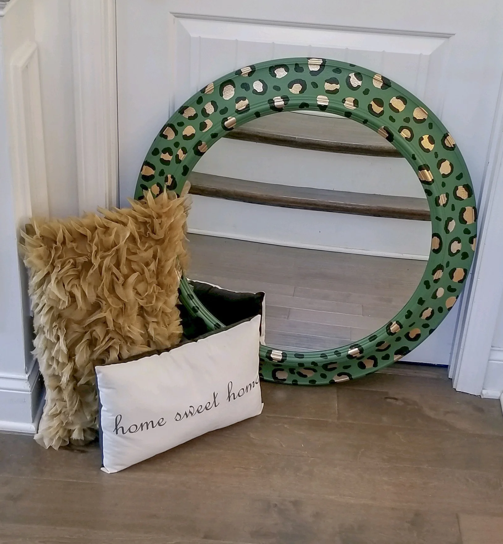 Leopard Print Mirror