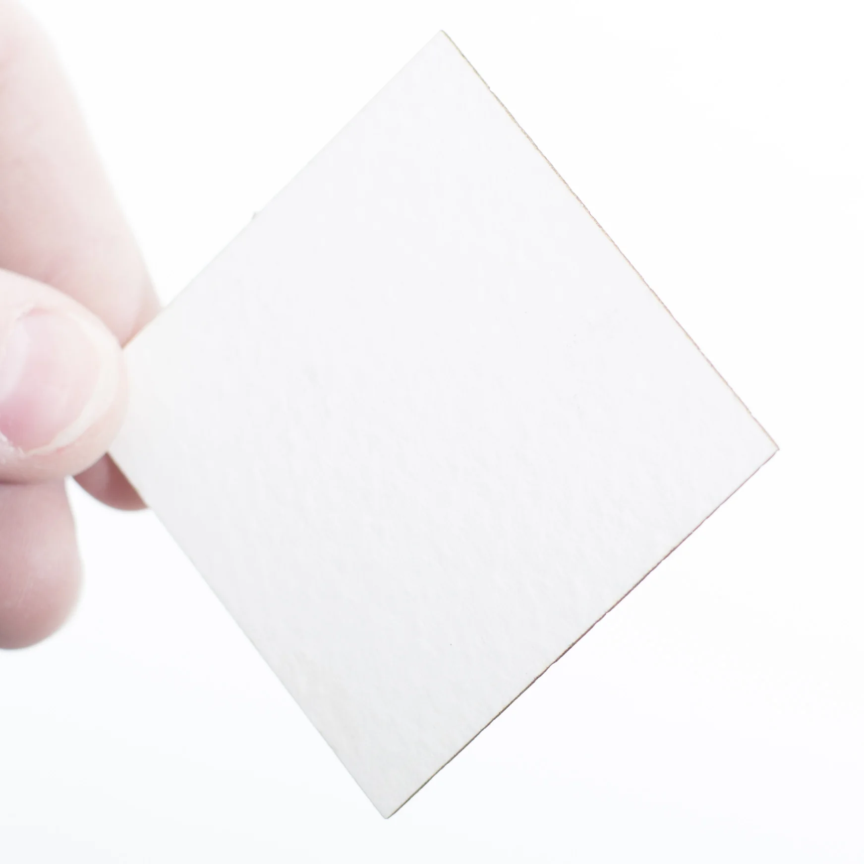 White laser sample for laser cutting or laser etch or engraved pieces