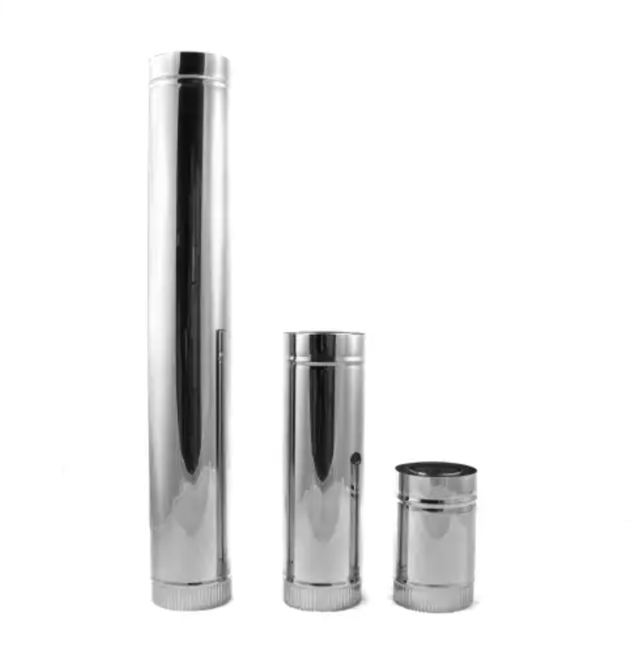 4" Insulated Stainless-Steel Chimney Pipe