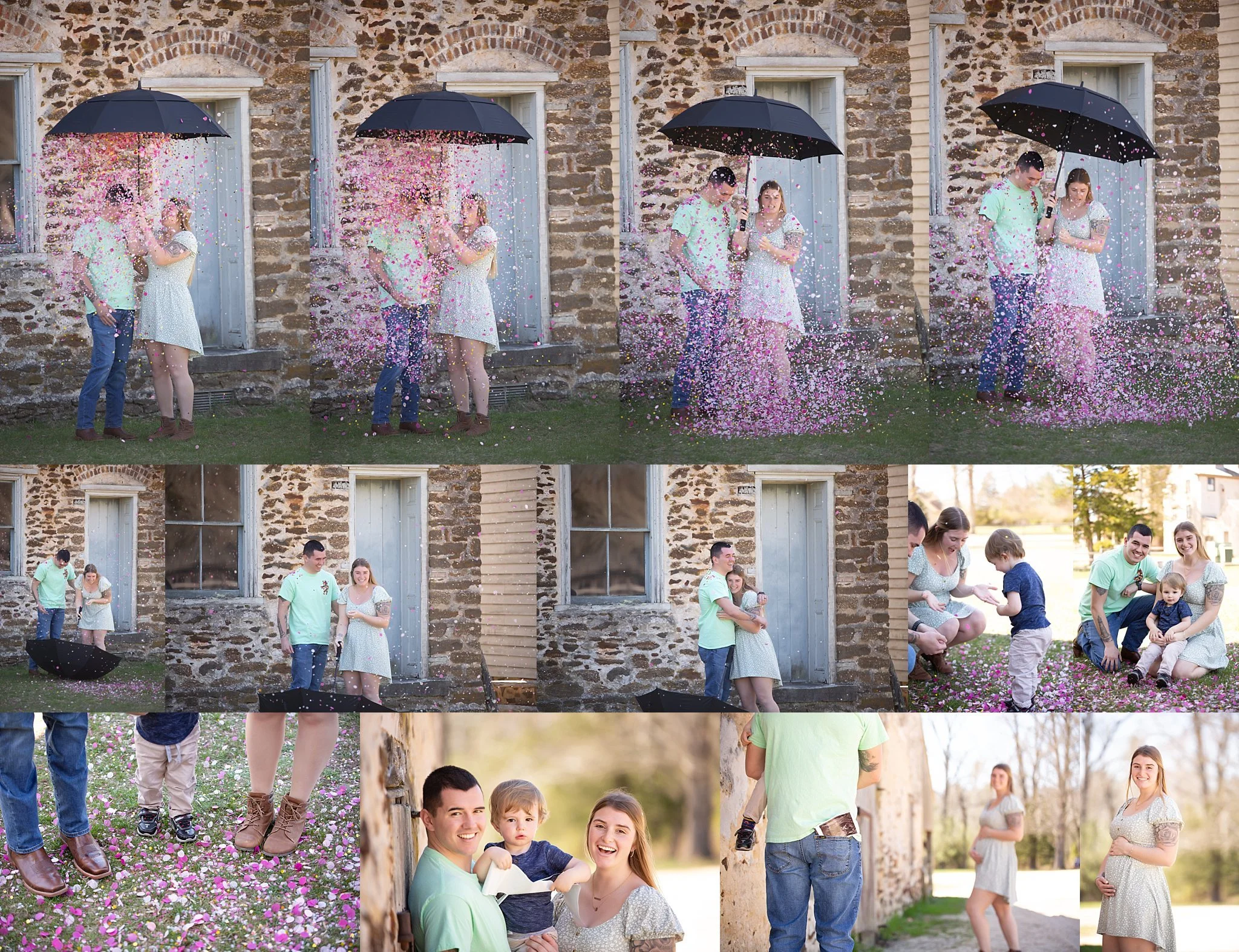 Outdoor Gender Reveal Photography Ocean County NJ
