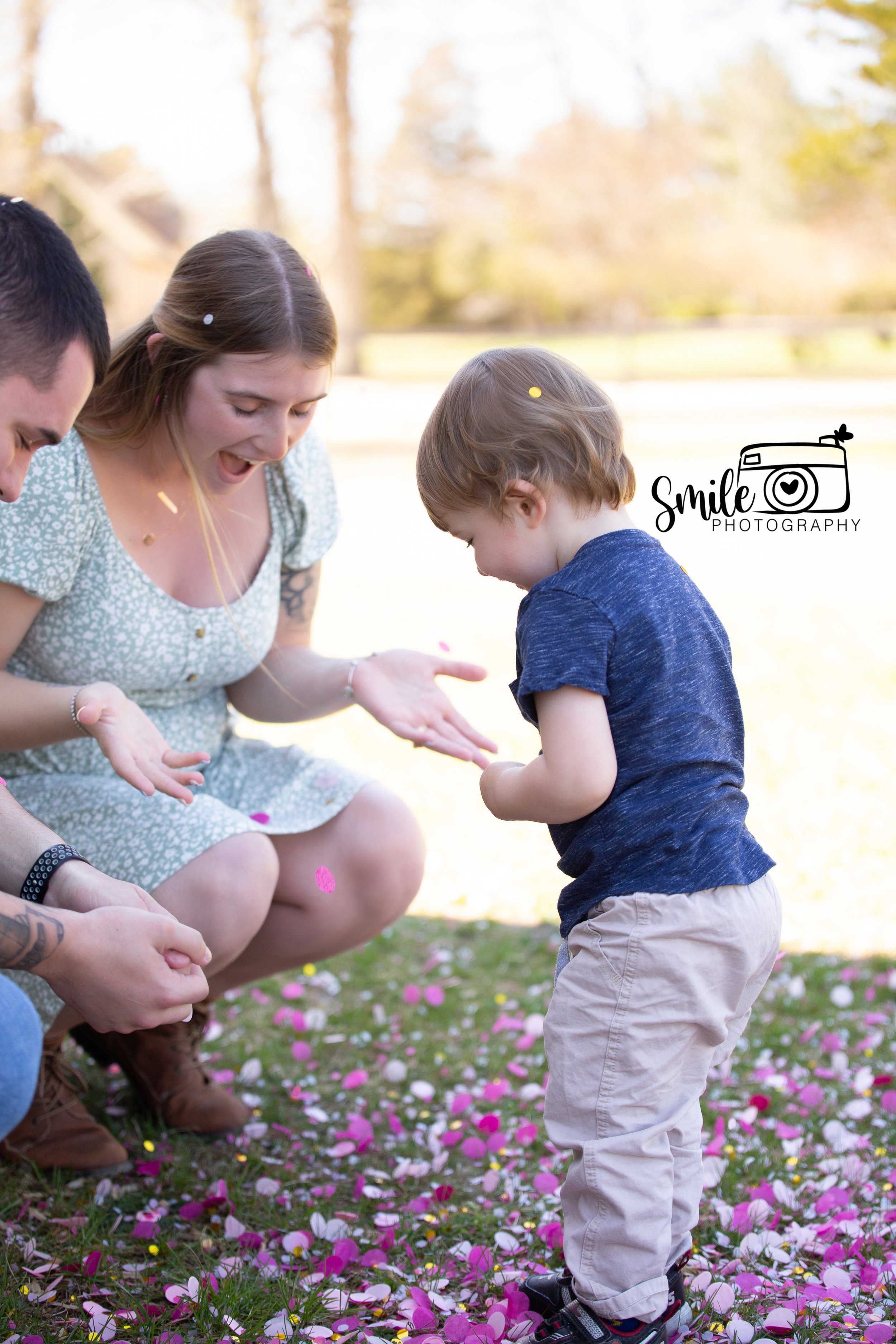 Outdoor Gender Reveal Photography Ocean County NJ