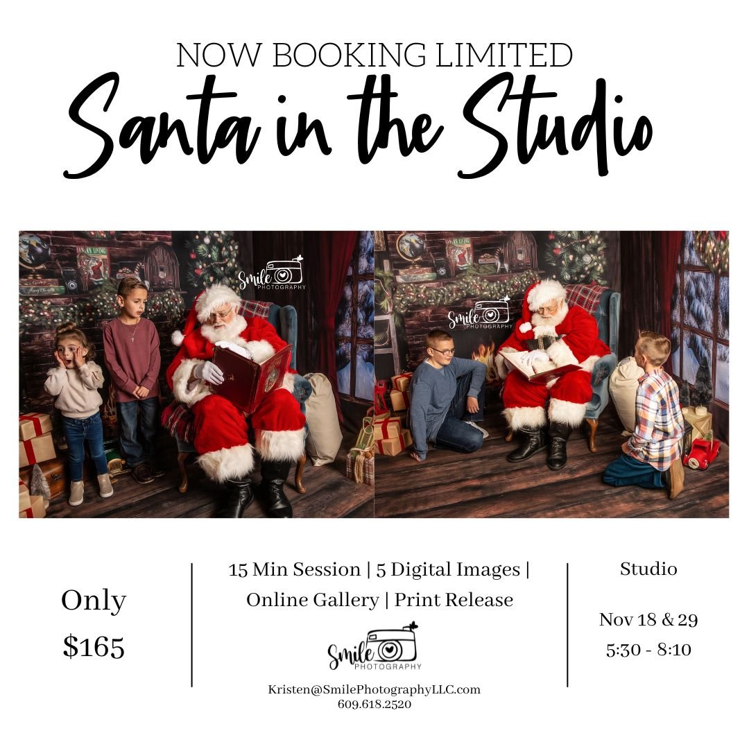 Santa Mini Sessions Jersey Shore Child Photographer 