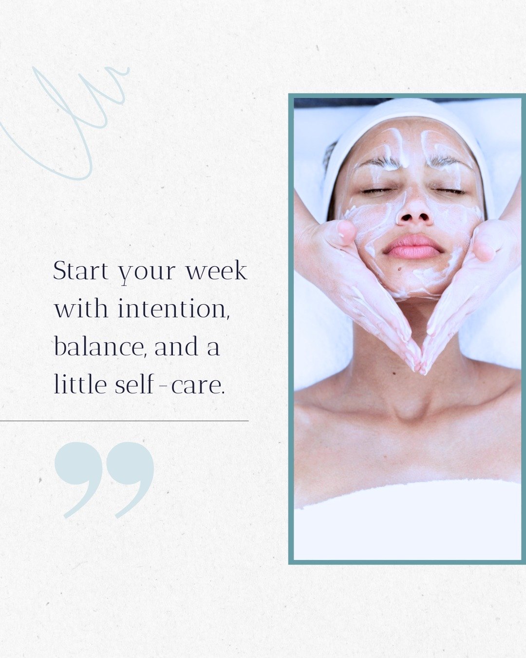Start your week with intention, balance, and a little self-care.