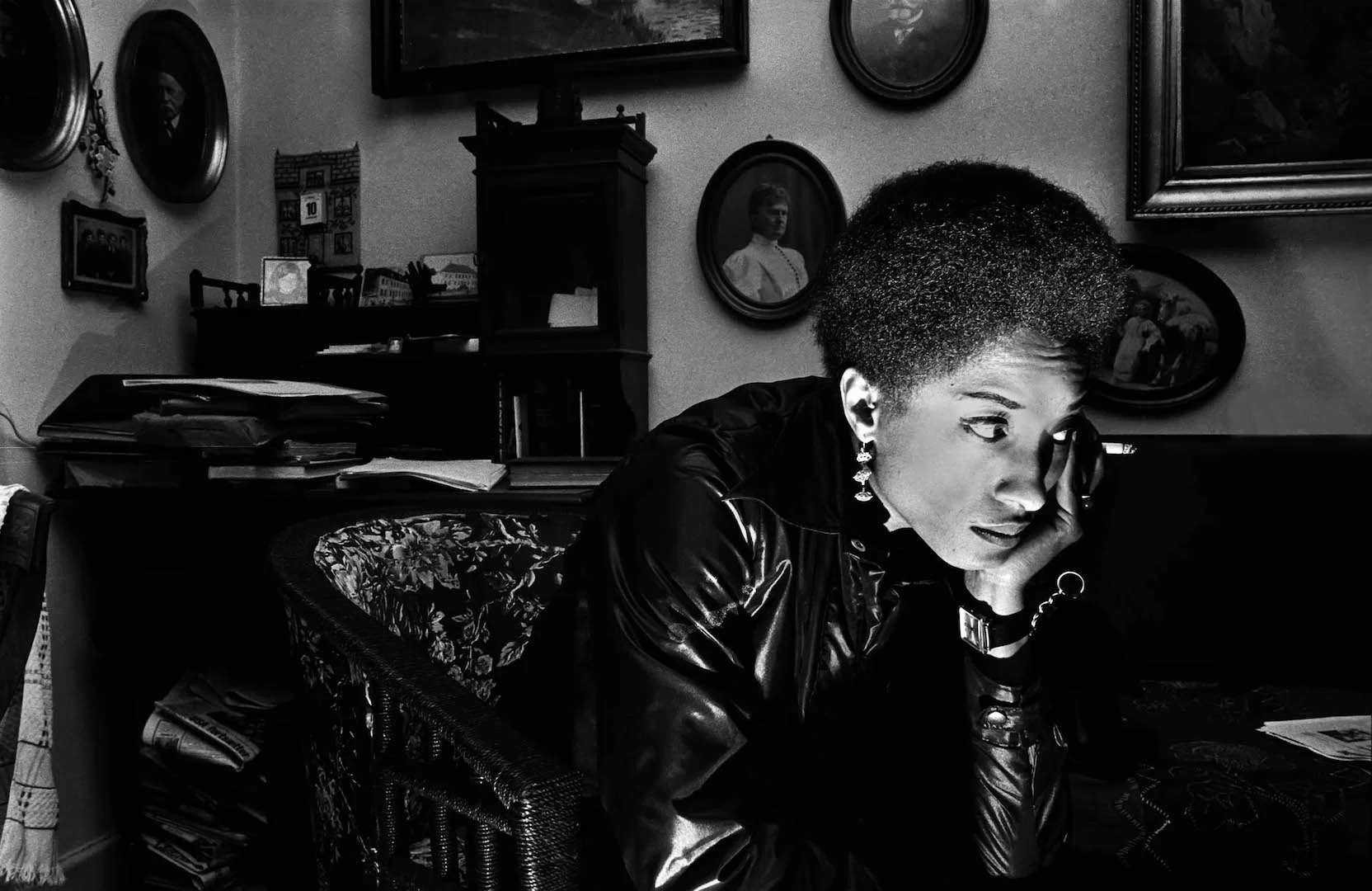 Connie Matthews by Robert Wade. Copenhagen, Denmark 1969. (Photo courtesy of the photographer from All Power: Visual Legacies of the Black Panther Party , PCNW 2018) 