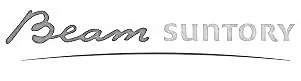 Close-up of a logo with the words 'Beam Suntory' in stylized font.