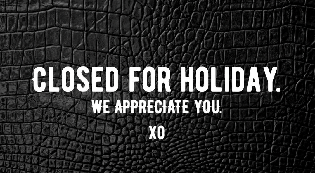 Closed for 4th of July