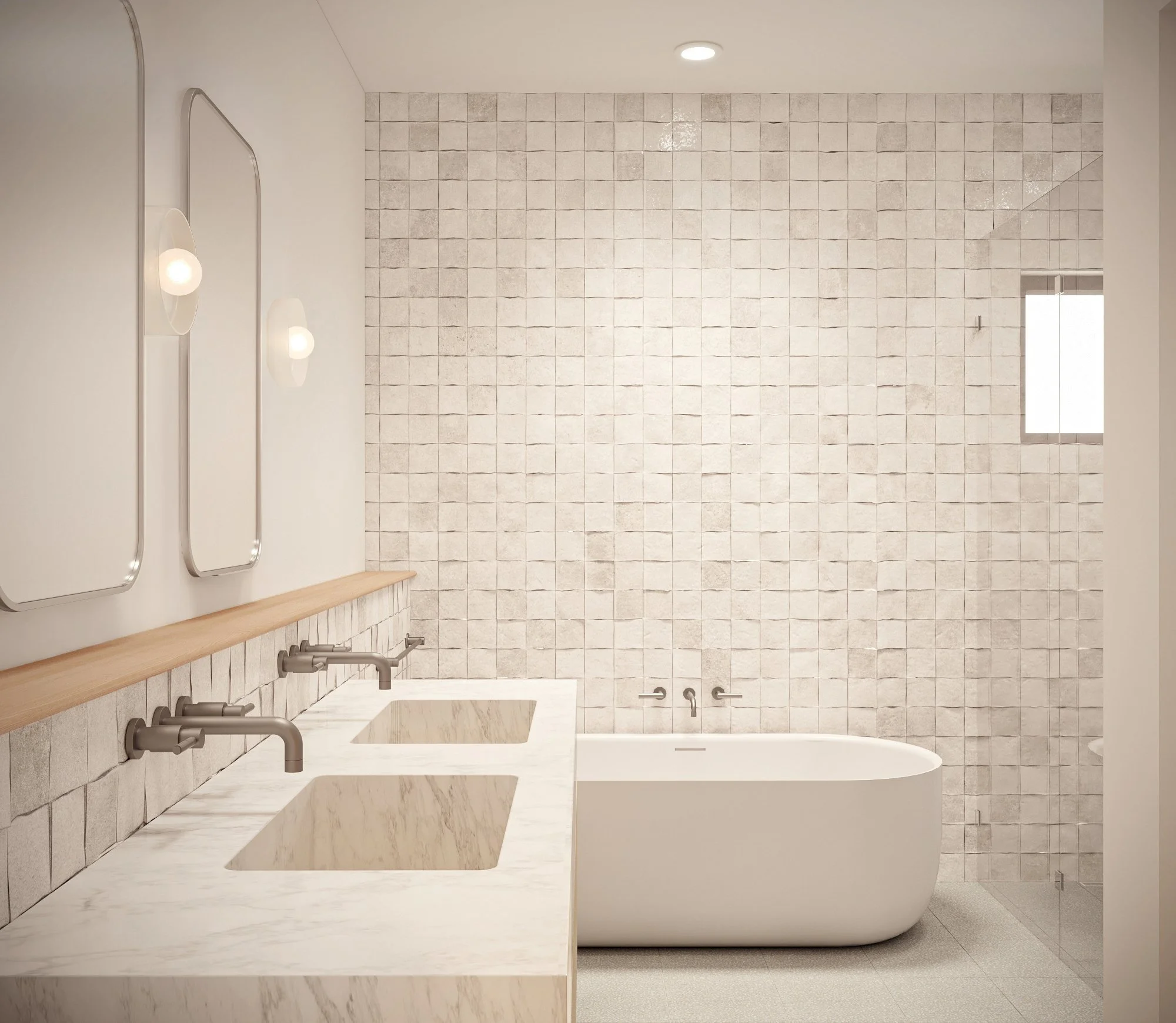 Bathroom Tub - flush mirrors.jpg