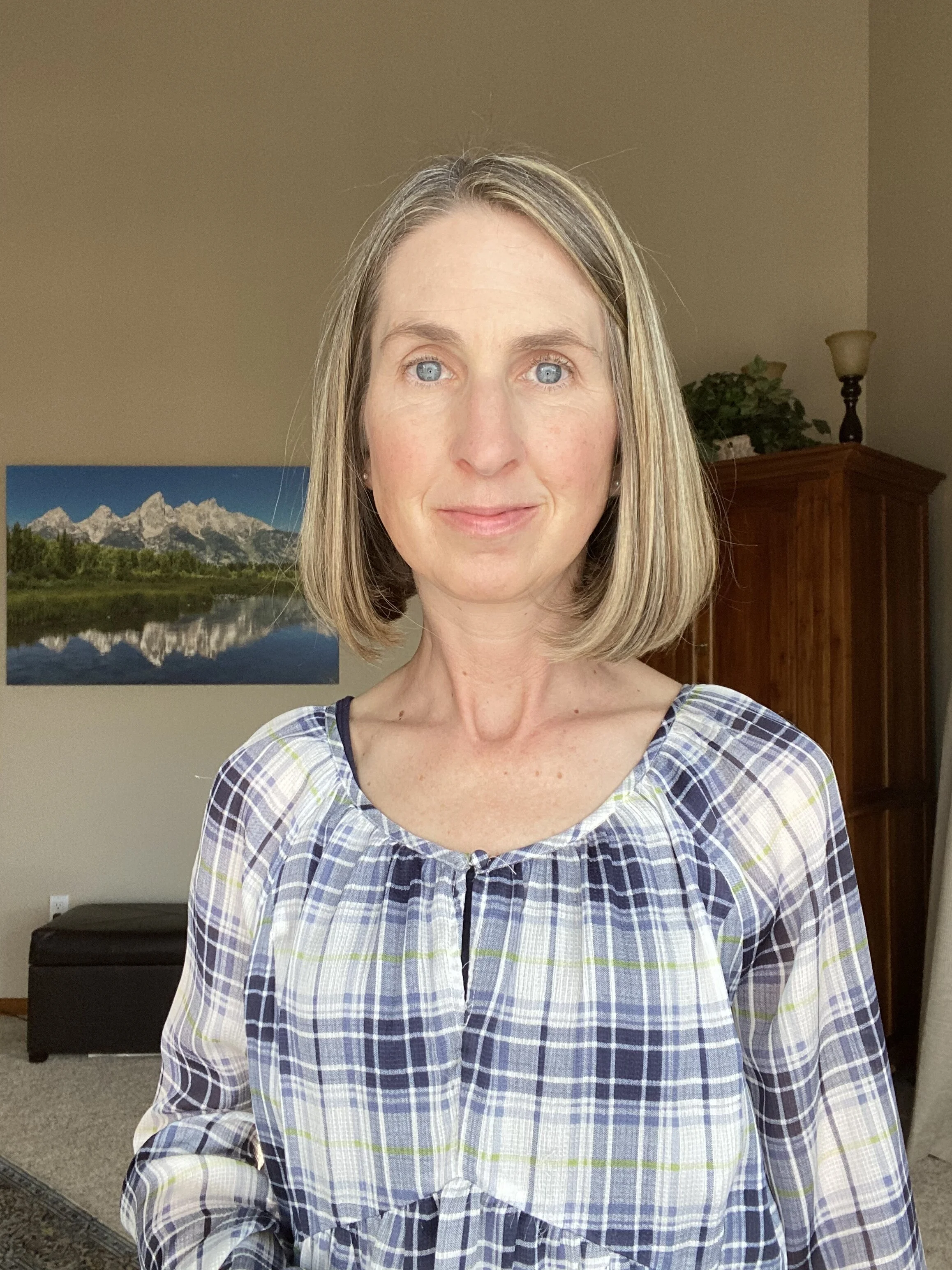 Camera at good height (about chin level)