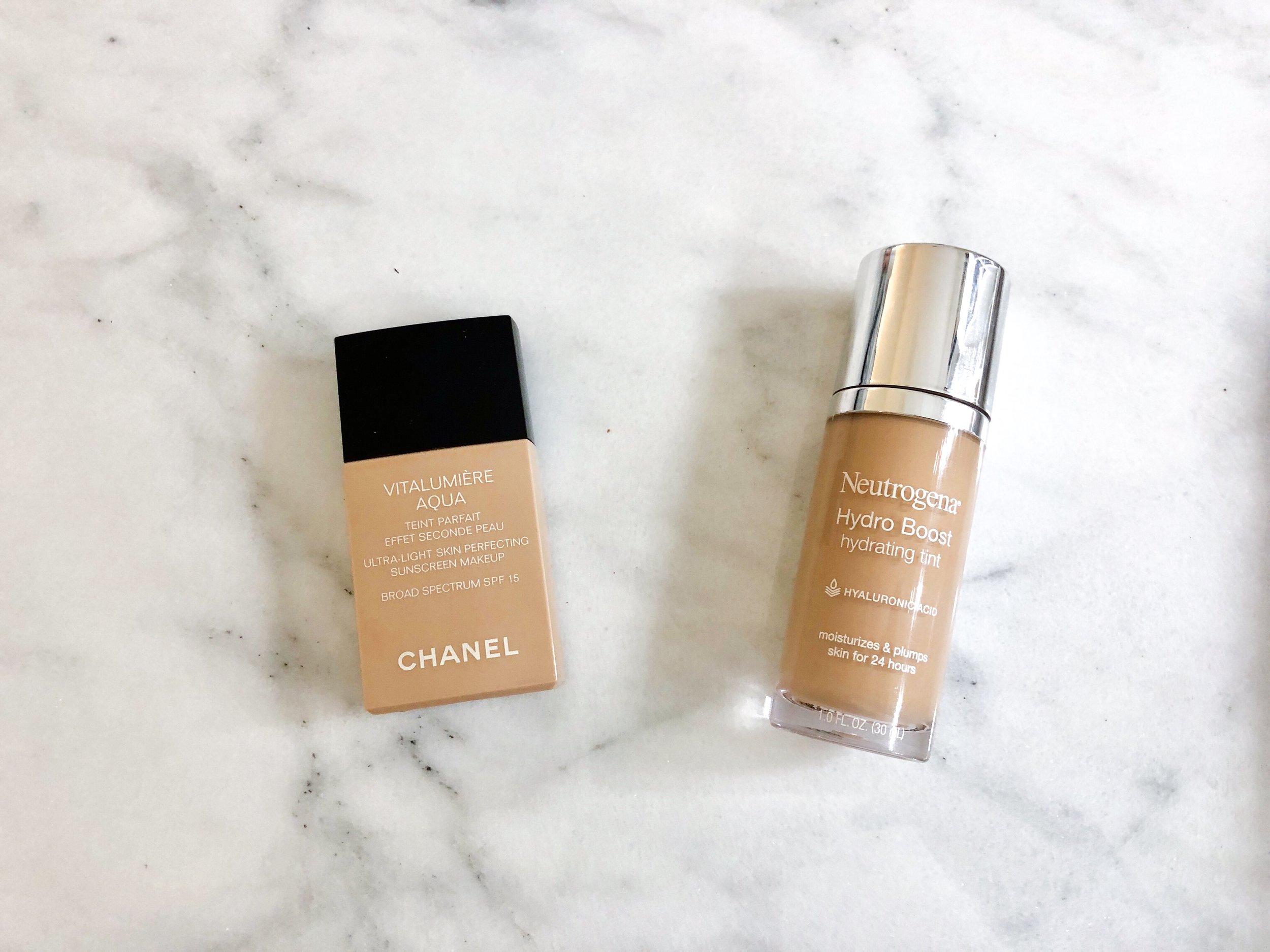 Chanel Vitalumiere Aqua Ultra-Light Skin Perfecting Sunscreen Makeup, SPF 15, Beige 20 - 1 oz bottle
