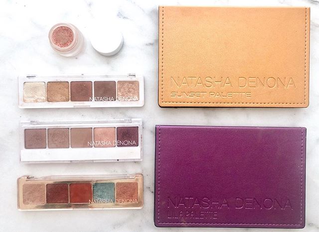 Natasha Denona eyeshadow collection 😍😇 First time I tried her shadows was at an IMATS while I was still in makeup school years ago. Despite being a broke beauty student at the time, I decided I absolutely needed some of them in my kit and it was th