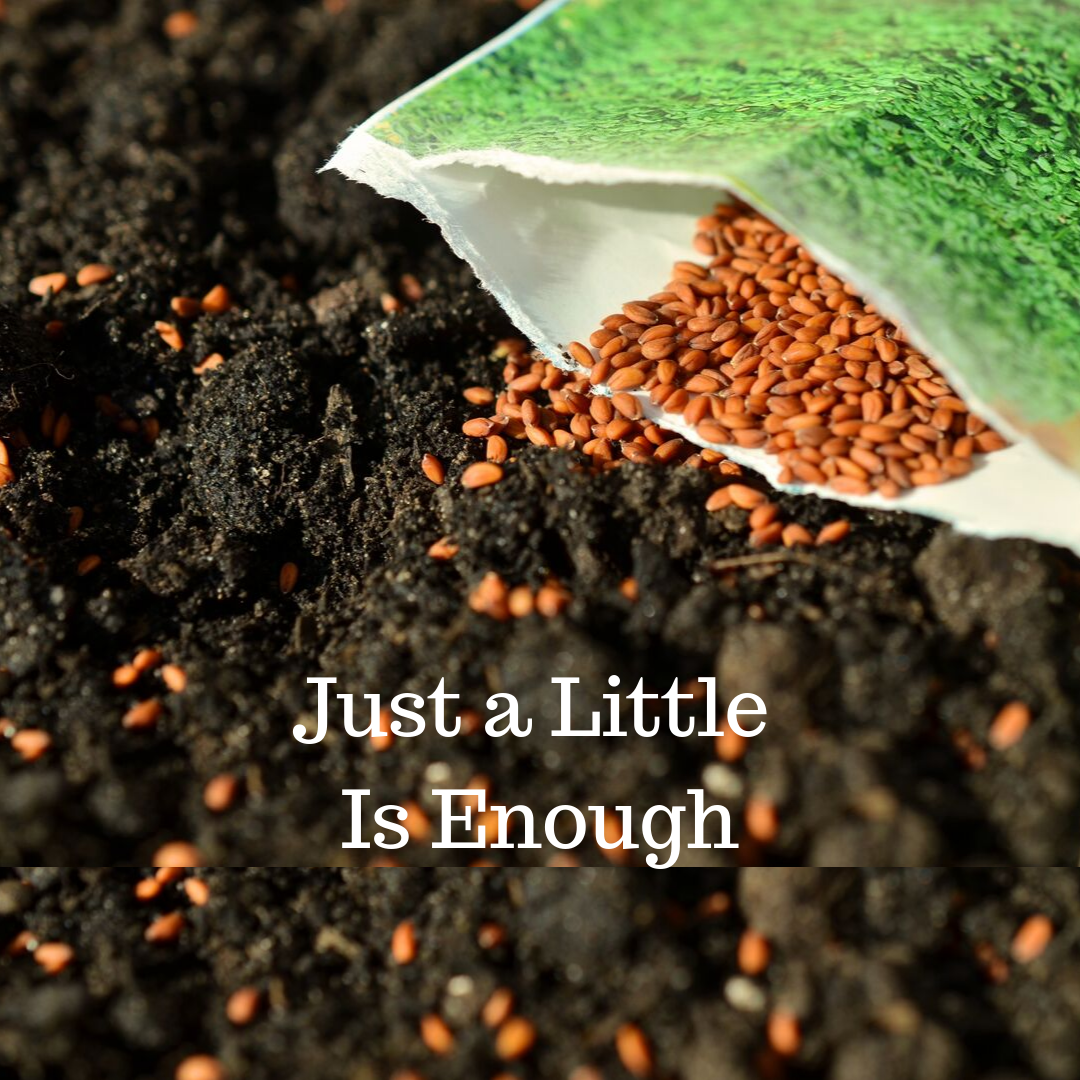 Just a Little Is Enough