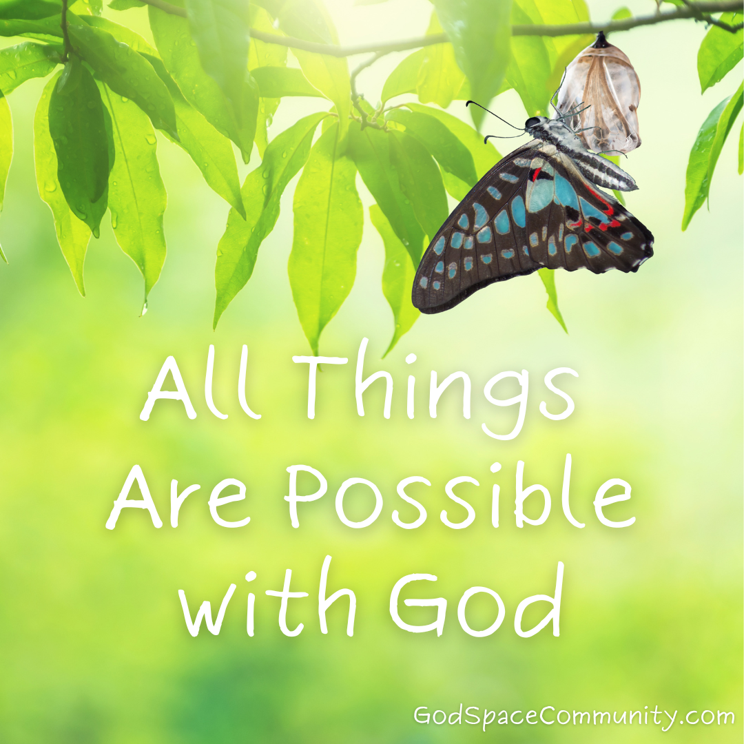 All Things Are Possible with God, Summer Reflection