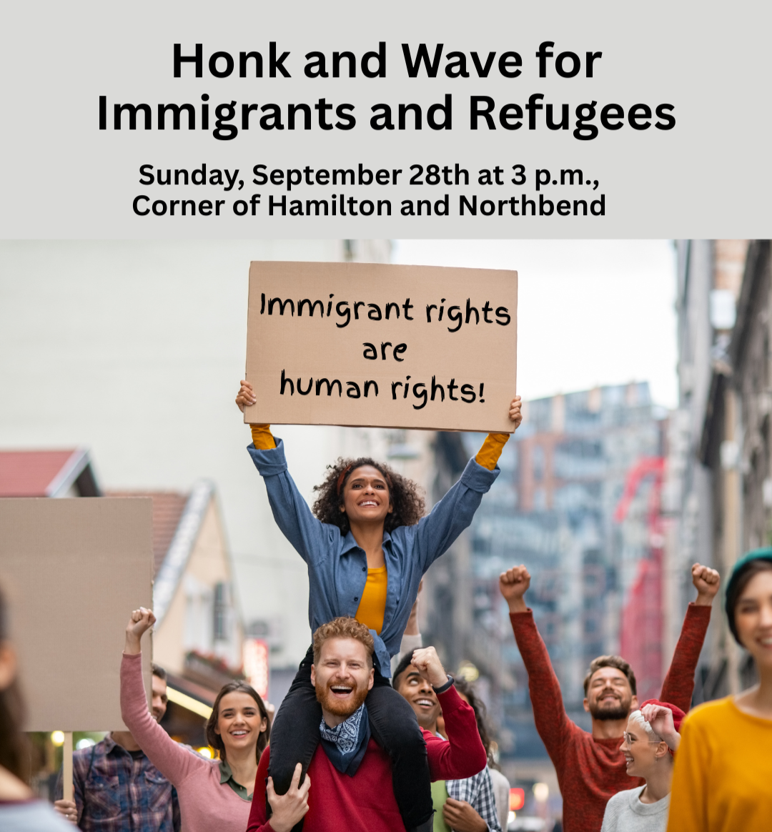 Honk and Wave for Immigrants and Refugees