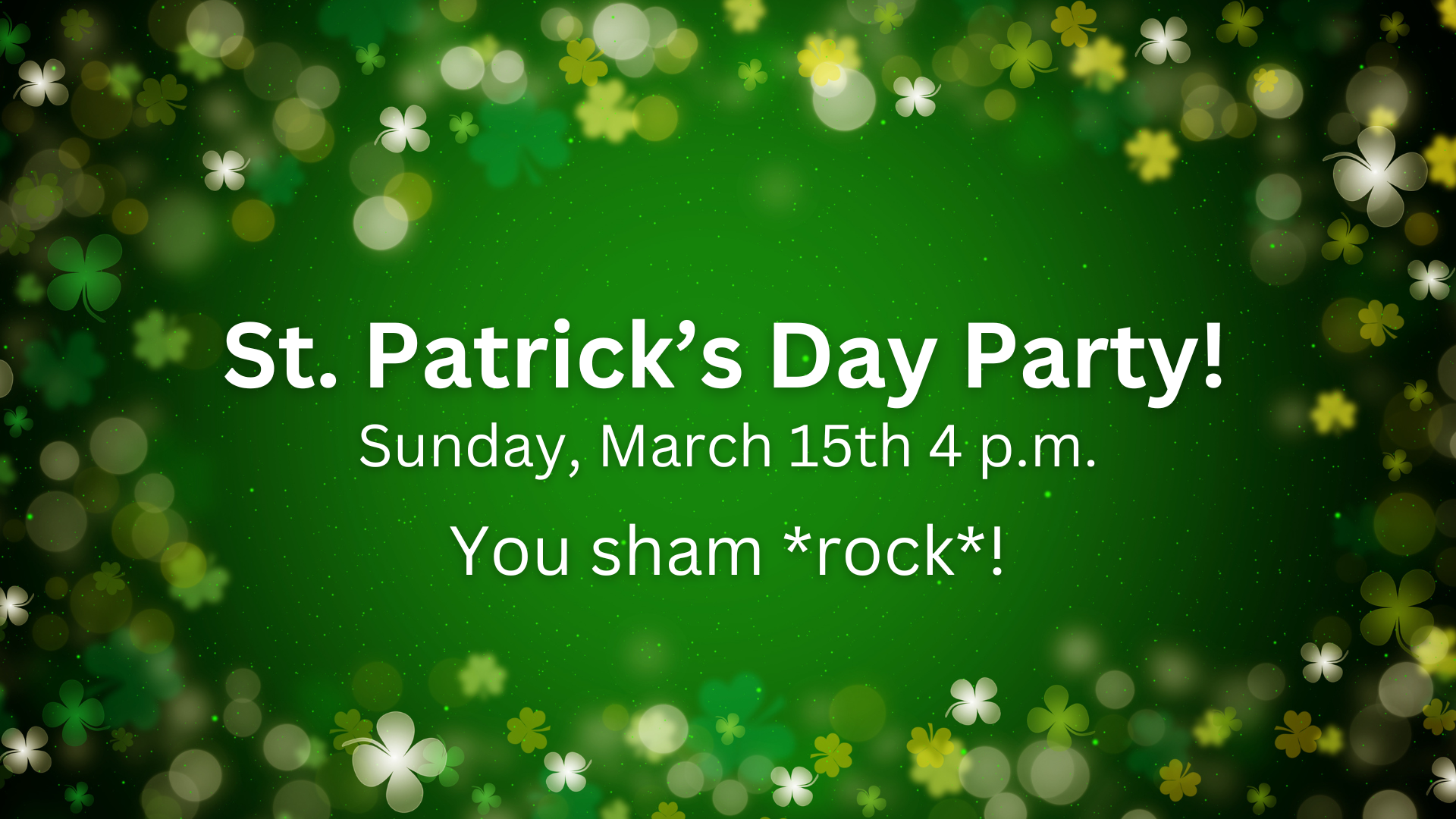 St. Patrick's Day Party 