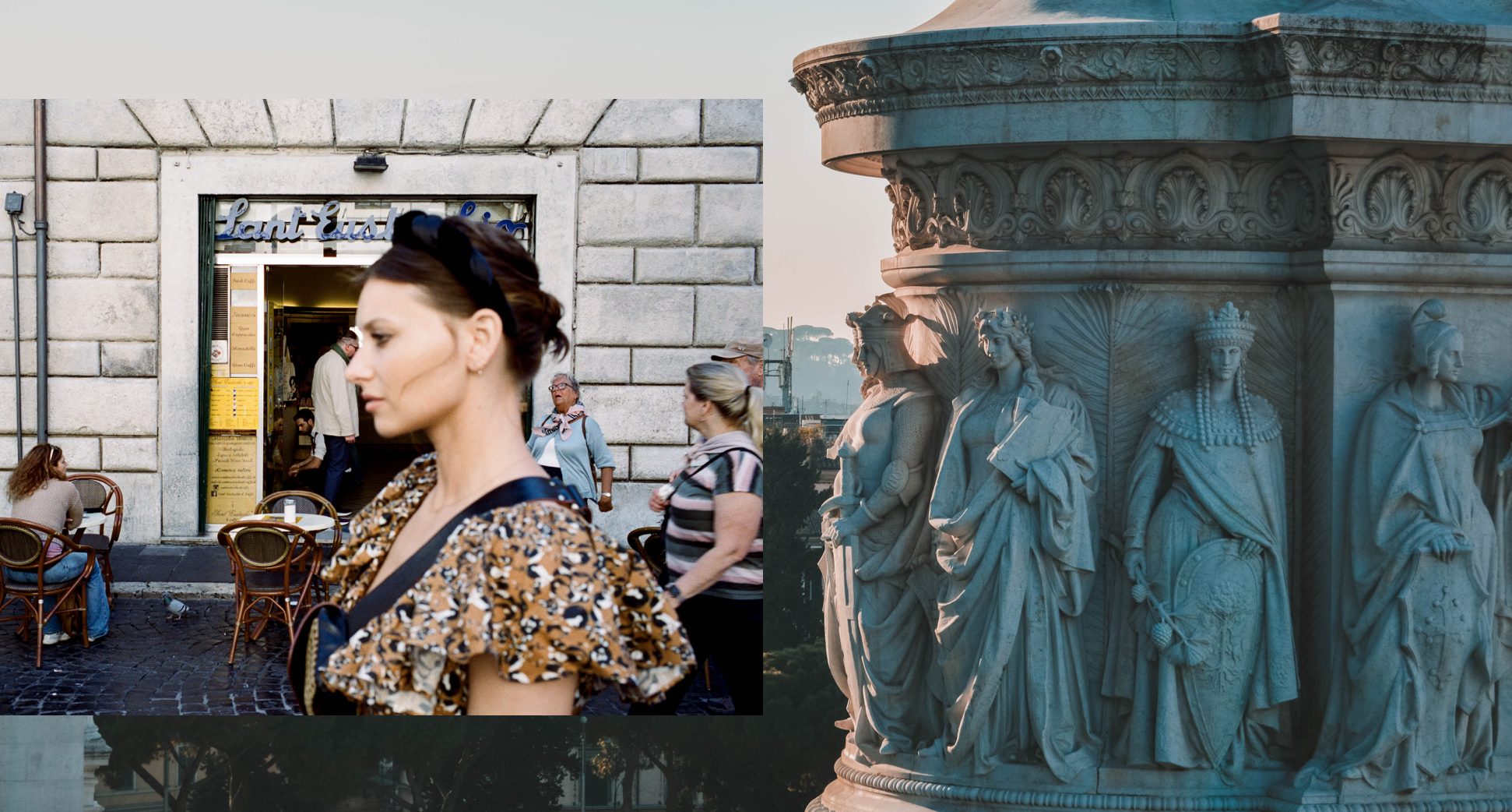 Photos (L-R): Aly Michalka (in Rome) // Carlos Ibanez