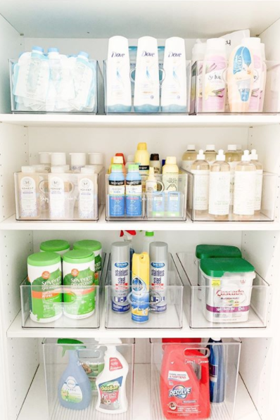 Linus Medium Kitchen Bin Clear