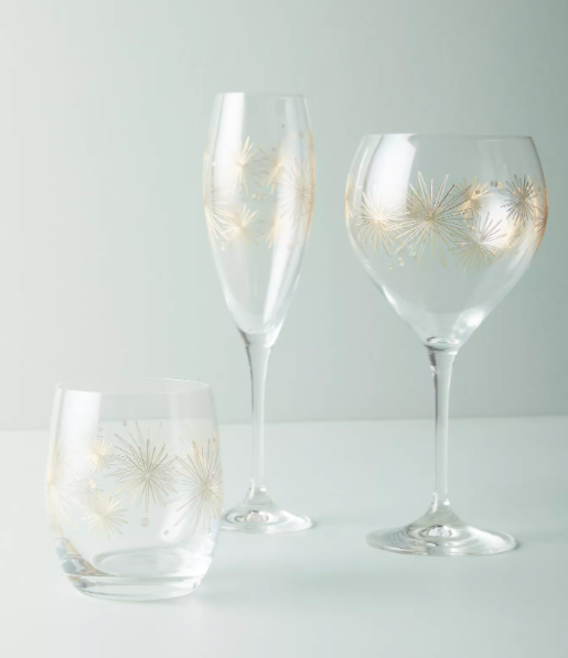 WHITNEY WINE GLASSES, SET OF 4
