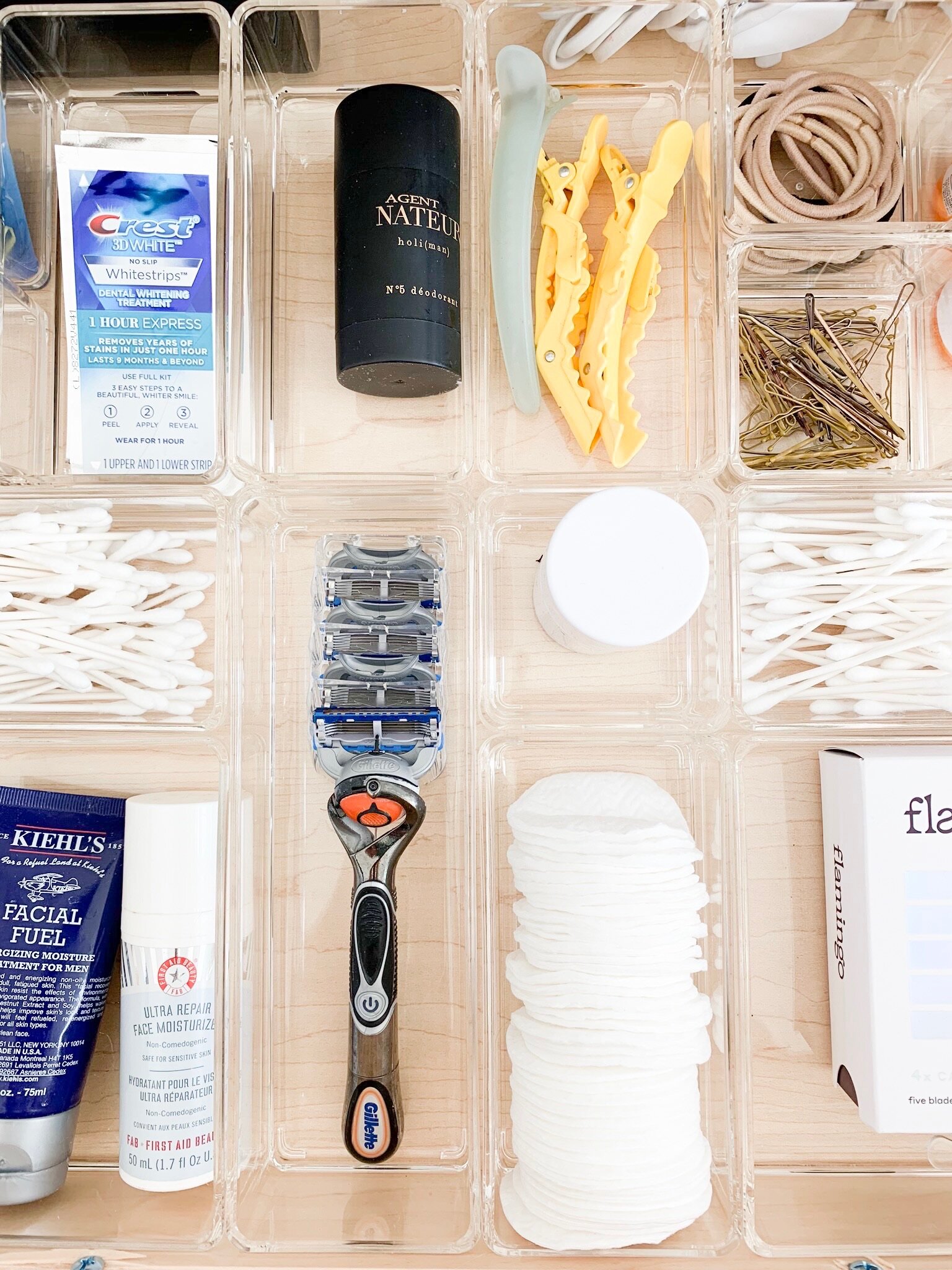 Great for giving each toiletry its own home within the drawer.