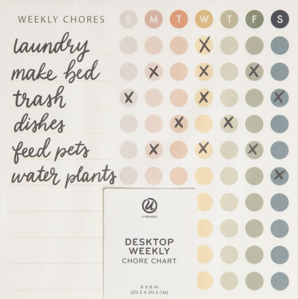 Target Weekly Chore Chart