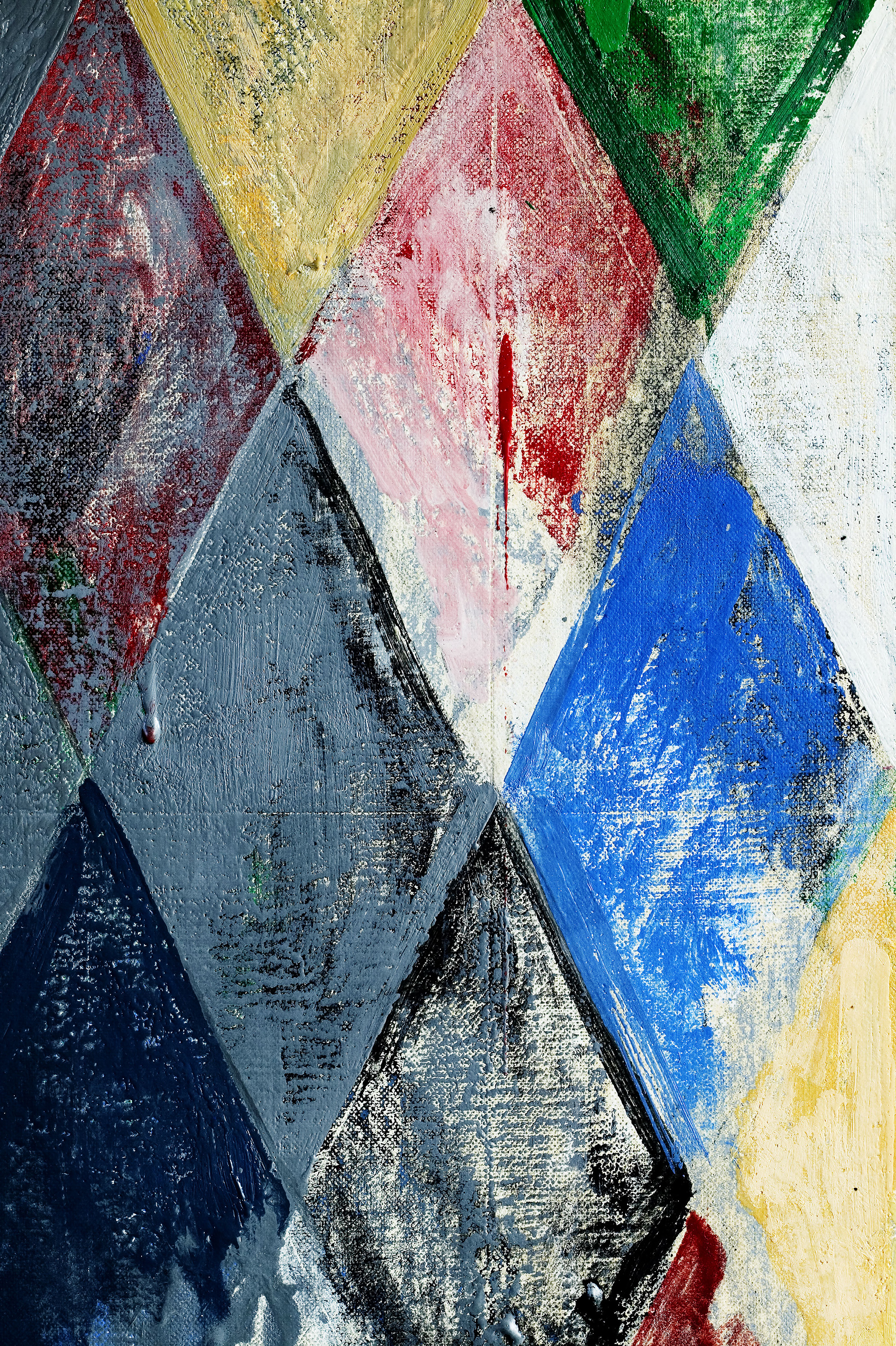 Palette Series: Jasper Johns #2, (Detail of study fro “Bushbaby”), 2004