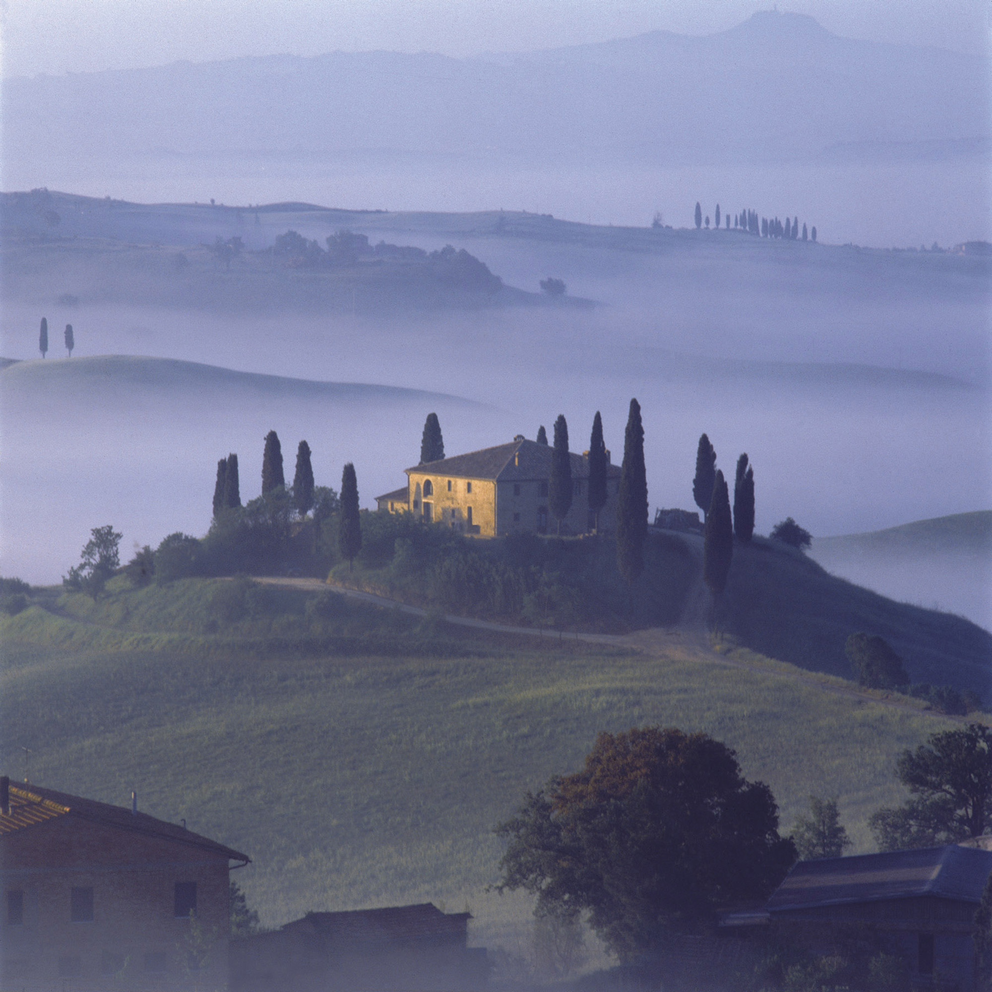 Mist of St. Quirico II, Tuscany, Italy 1997