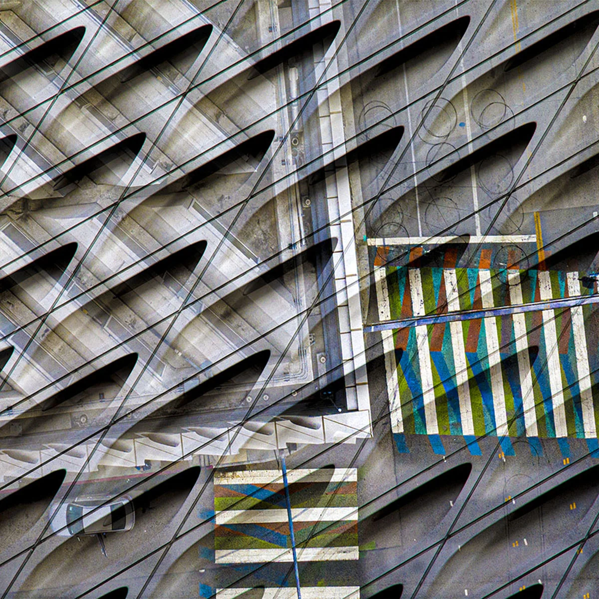 Cubism Unbound: The Broad, 2019 Architect: Diller, Scofidio + Refron, Los Angeles, CA.
