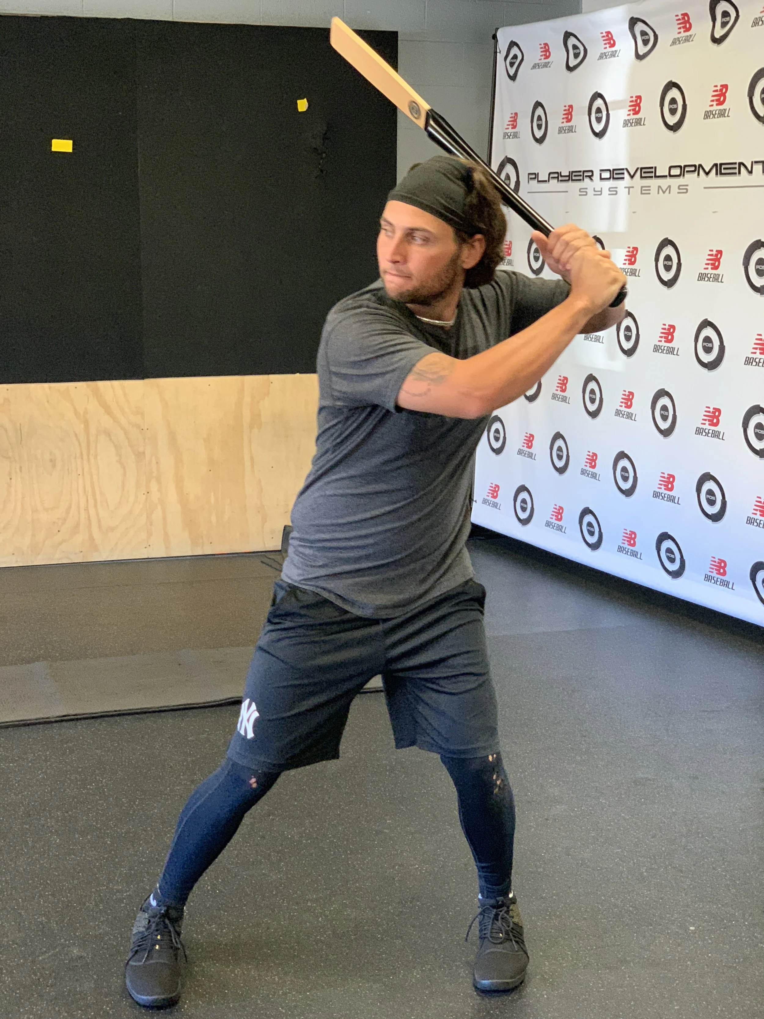 flat baseball training bat