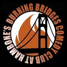 Burning Bridges Comedy Club at Hambone's Logo