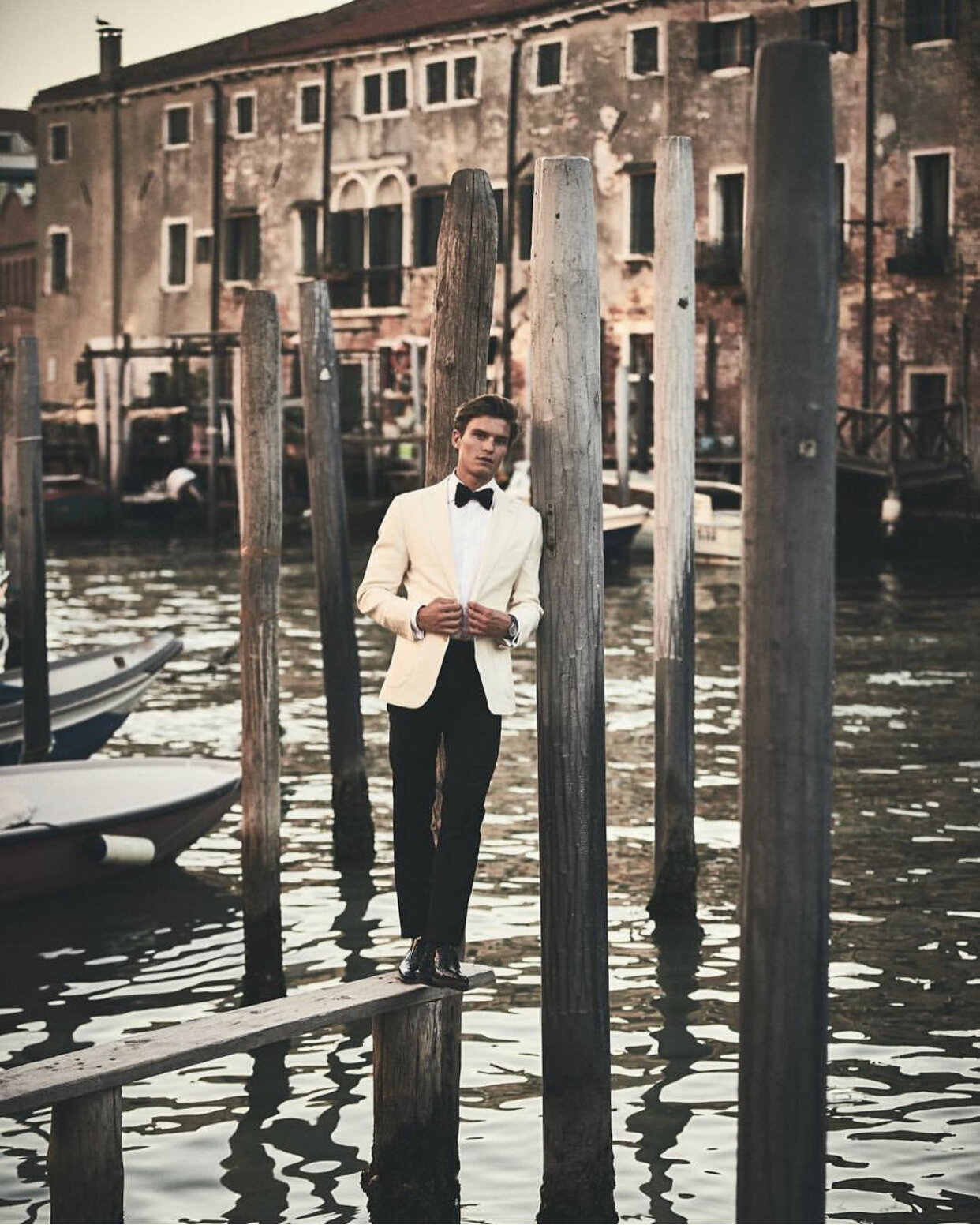 Wool Silk Linen Dinner Jacket