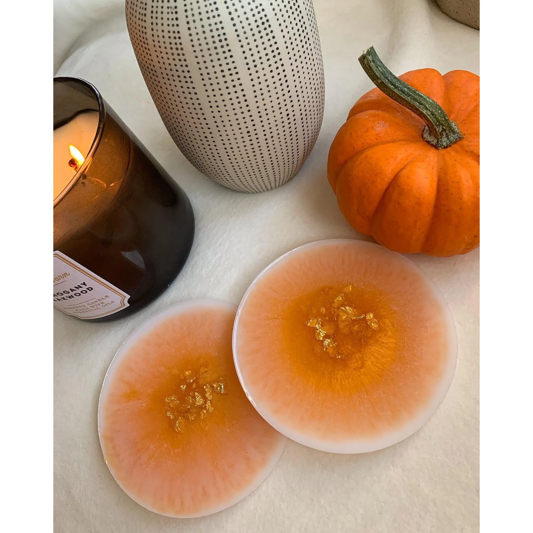 Orange Cream Coasters