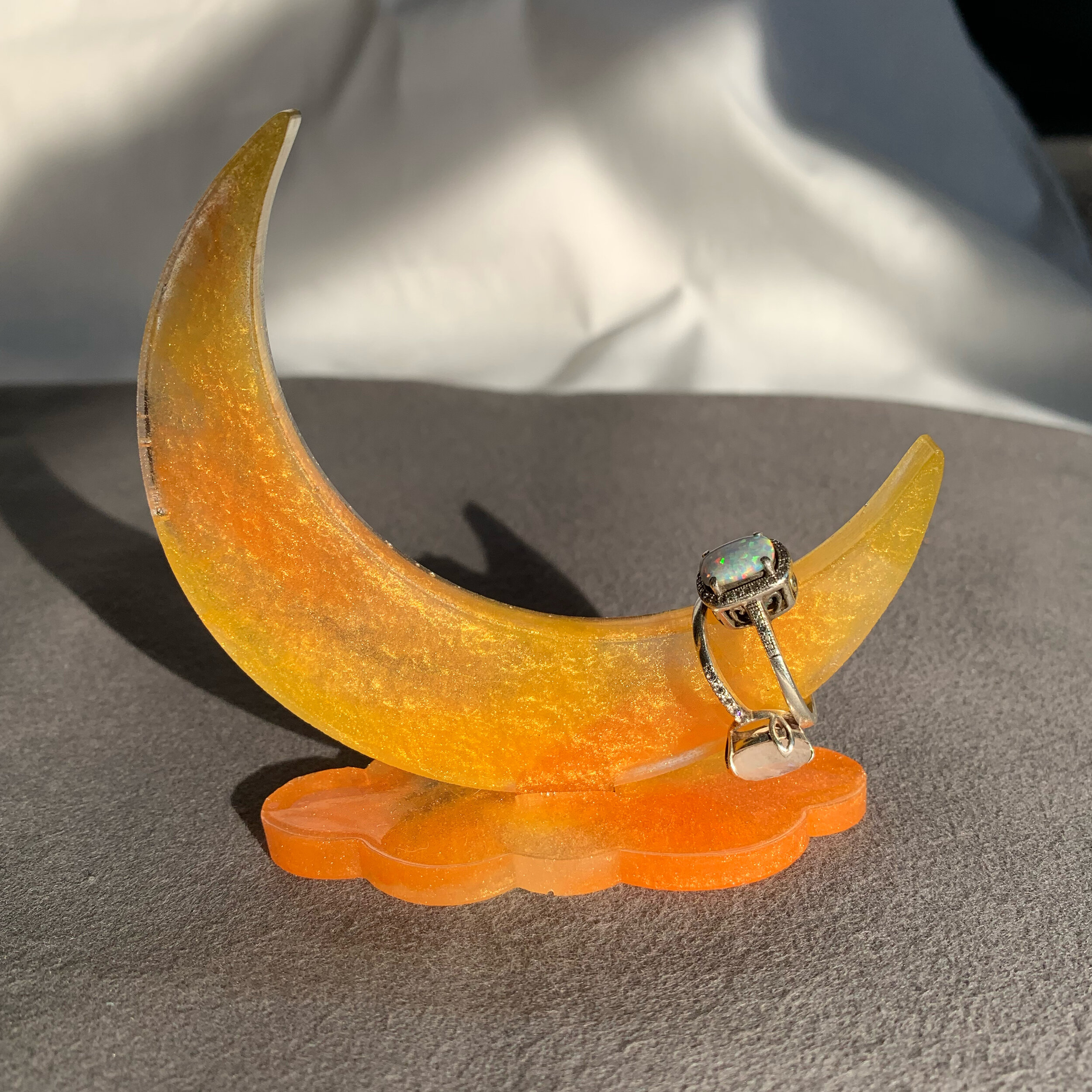 Pumpkin Orange Ring Holder