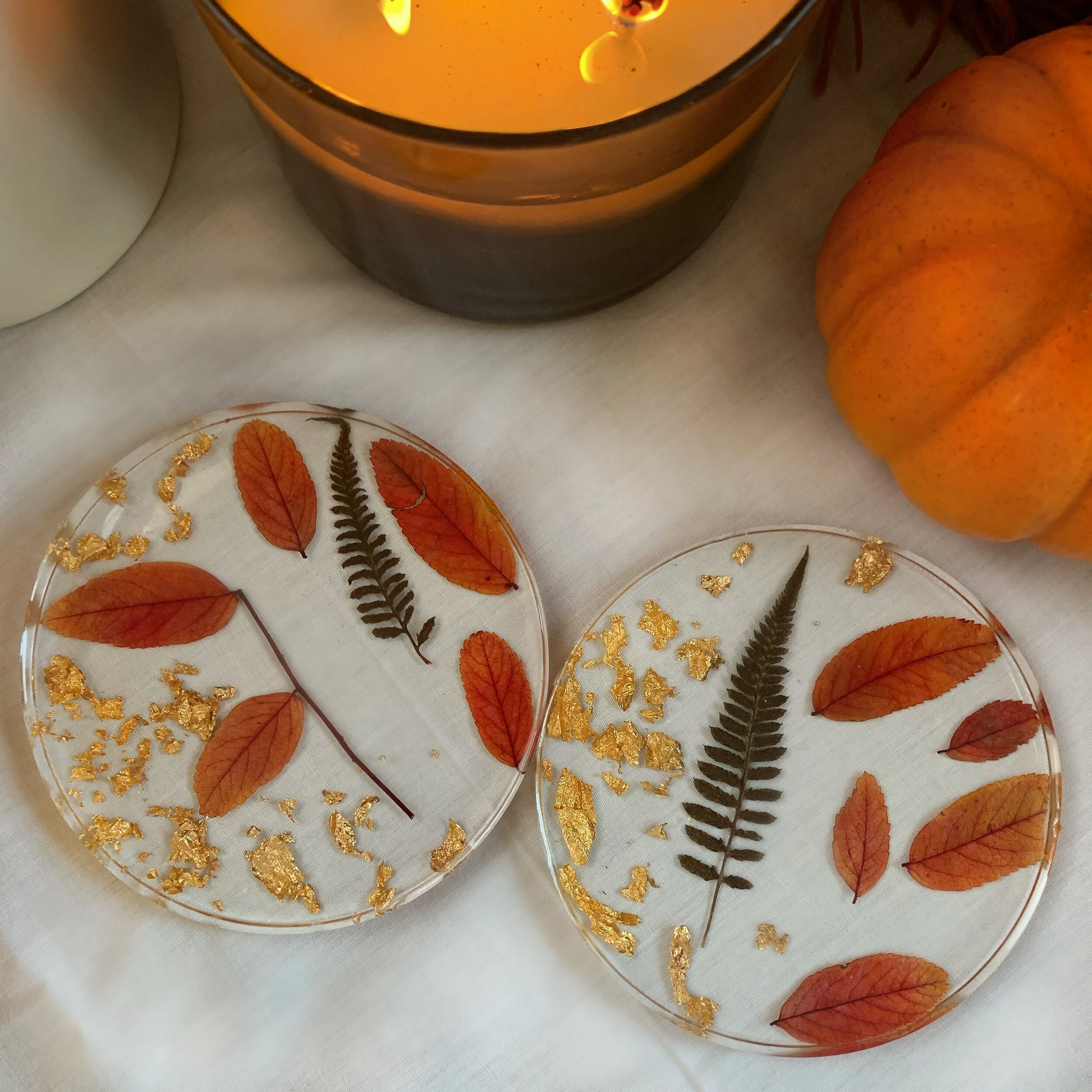Falling Leaves Coasters